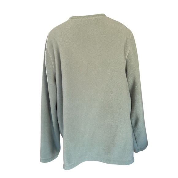 CROFT & BARROW Zip Up Fleece Embroidered Jacket Size 1X - Picture 4 of 9